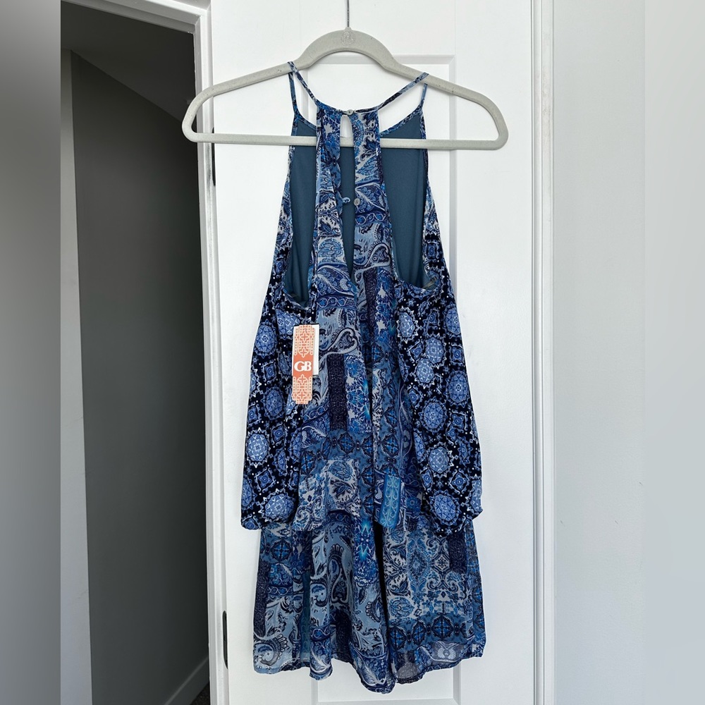 Gianni Bini Blue Romper